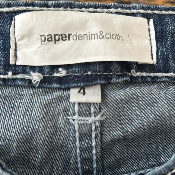 PAPER DENIM AND CLOTH low rise jeans. Size 4 - Picture 7 of 10
